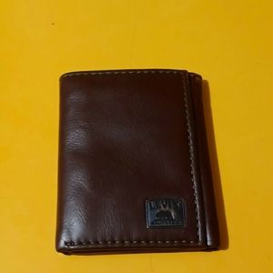 Brown leather wallet